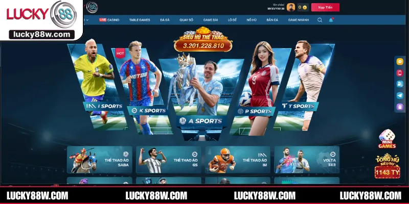 Tổng hợp game cá độ thể thao LUCKY88: Hệ sinh thái kèo cược đa chiều