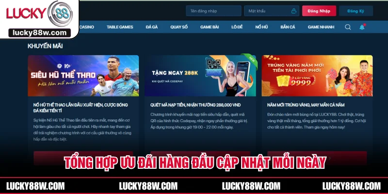 Tổng hợp ưu đãi hàng đầu cập nhật mỗi ngày